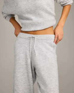 Oversized Knit Straight Leg Bottoms