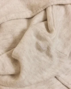 Oversized Knit Zip Through Mid Hoodie
