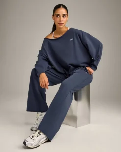 Raw Cut Lounge Off-The-Shoulder Sweatshirt