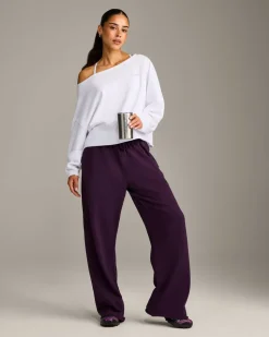 Raw Cut Lounge Off-The-Shoulder Sweatshirt