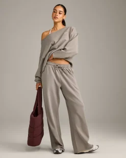 Raw Cut Lounge Wide Leg Joggers