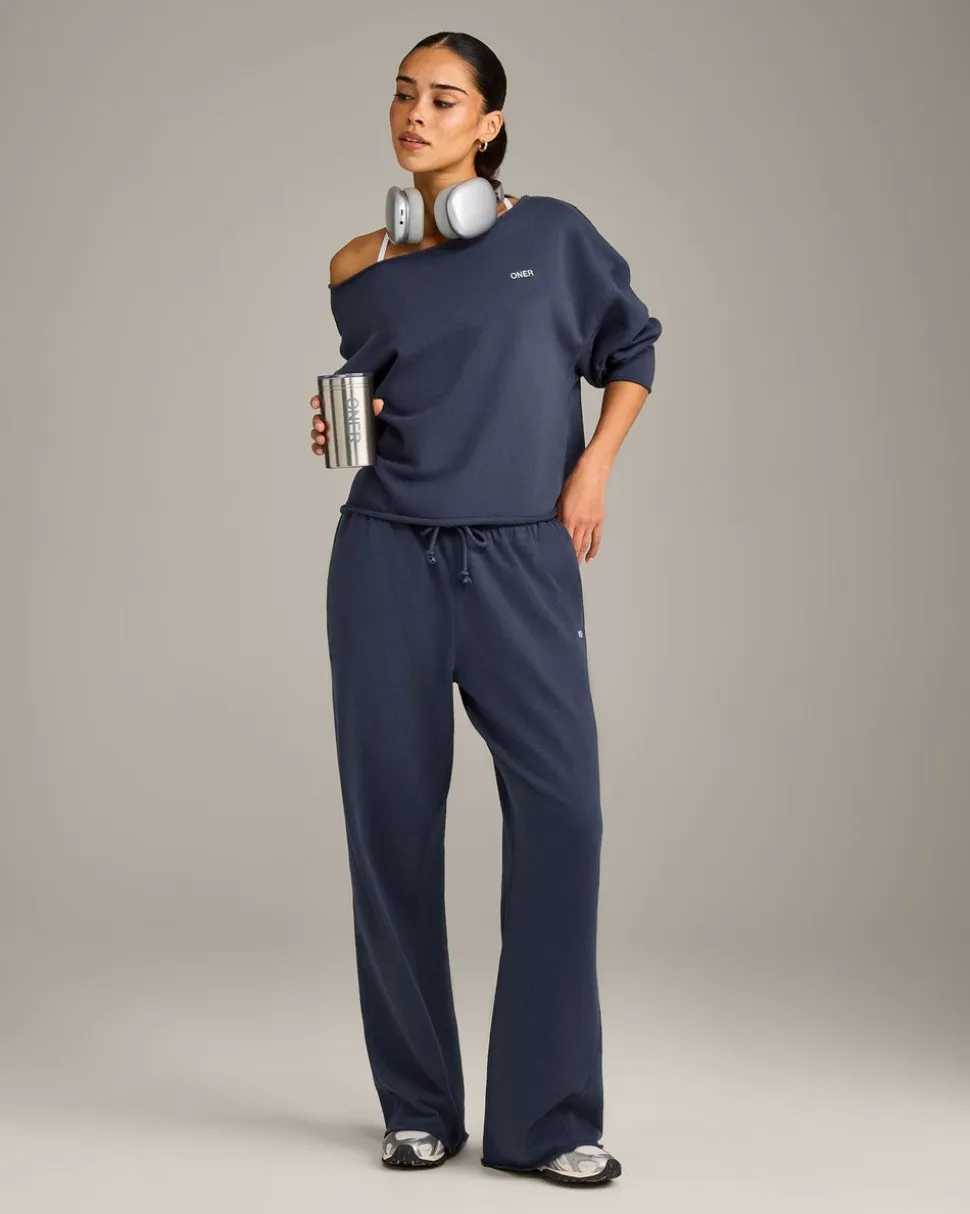Raw Cut Lounge Wide Leg Joggers