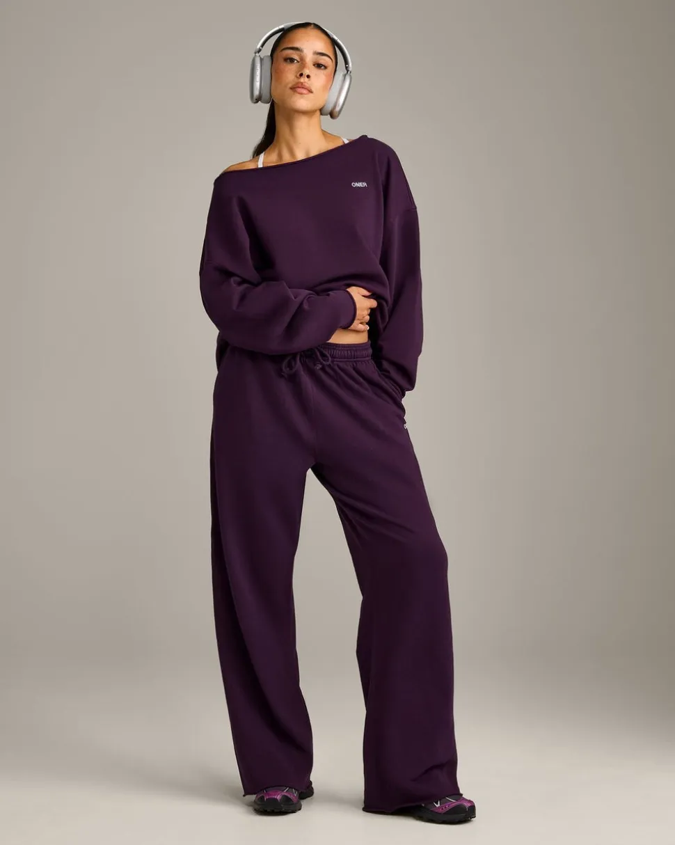 Raw Cut Lounge Wide Leg Joggers