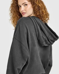 Raw Lounge Oversized Zip Hoodie