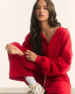 Raw Lounge Oversized Zip Hoodie