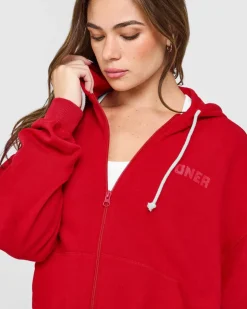 Raw Lounge Oversized Zip Hoodie