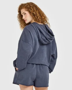 Raw Lounge Oversized Zip Hoodie