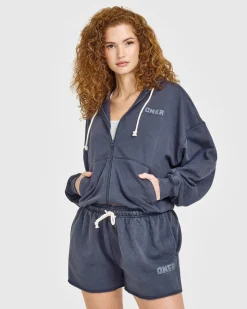 Raw Lounge Oversized Zip Hoodie