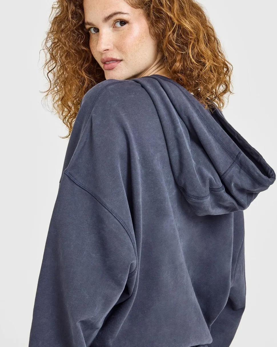 Raw Lounge Oversized Zip Hoodie