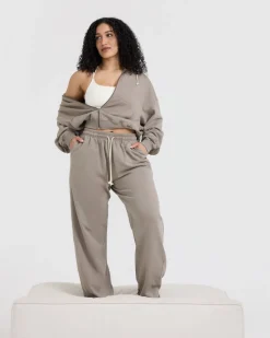 Raw Lounge Oversized Zip Hoodie