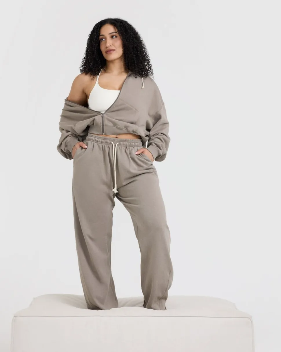 Raw Lounge Oversized Zip Hoodie