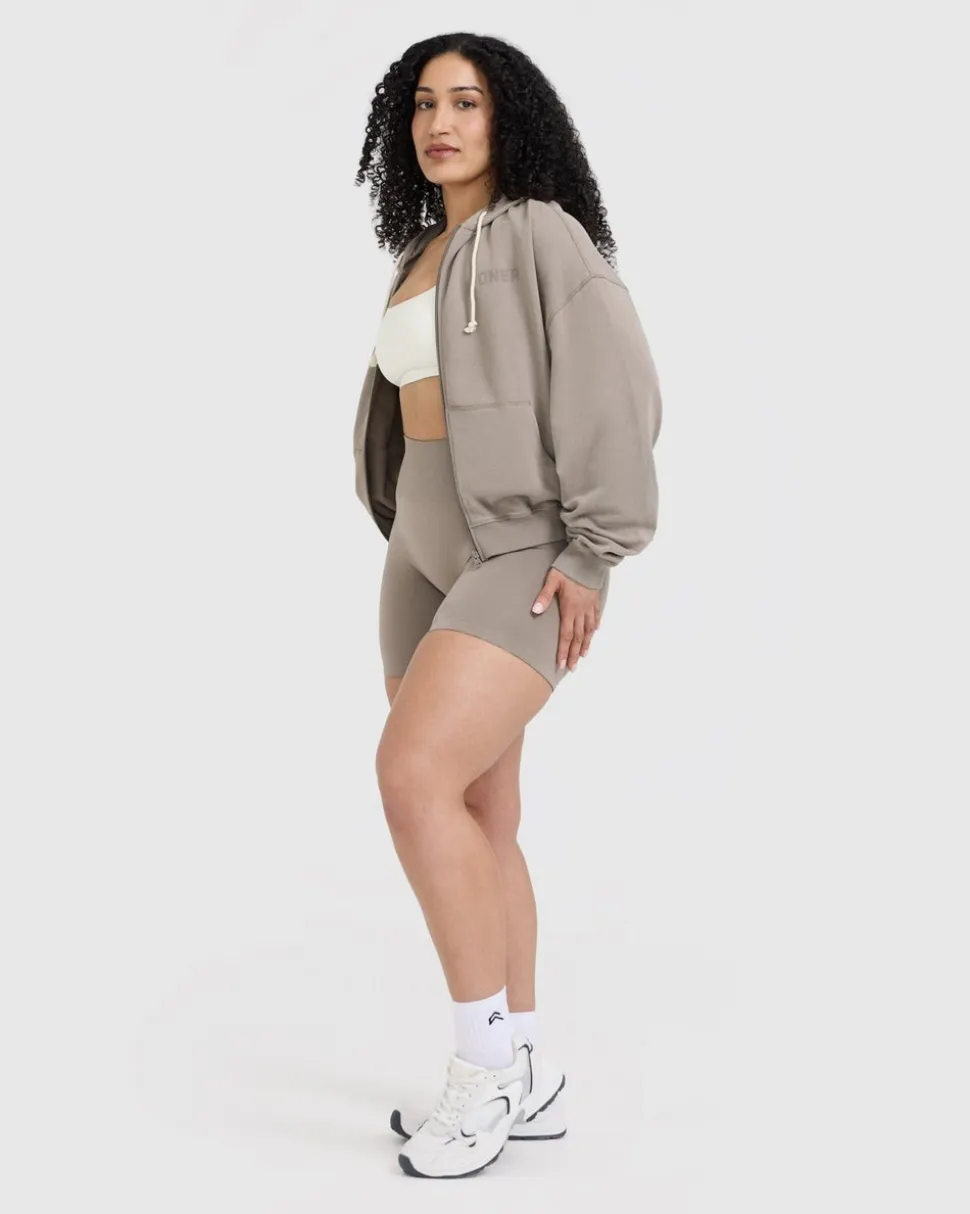Raw Lounge Oversized Zip Hoodie