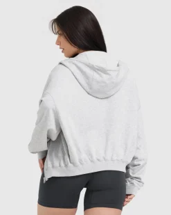 Raw Lounge Oversized Zip Hoodie