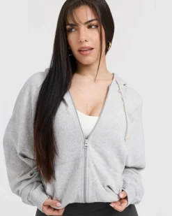 Raw Lounge Oversized Zip Hoodie