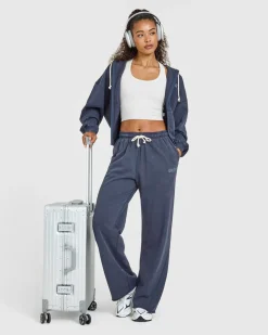 Raw Lounge Wide Leg Joggers