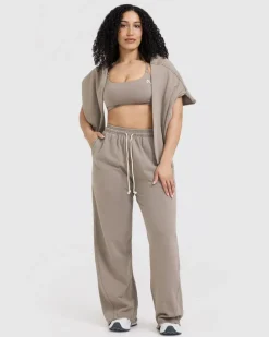Raw Lounge Wide Leg Joggers