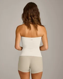 SoftMotion™ Bandeau Vest with Built in Bra Shelf with Grey Logo