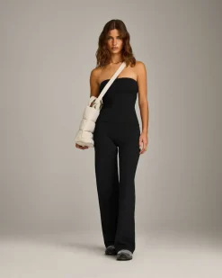 SoftMotion™ Bandeau Vest with Built in Bra Shelf with Grey Logo