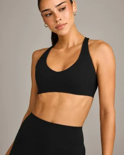 SoftMotion™ Bralette with Grey Logo
