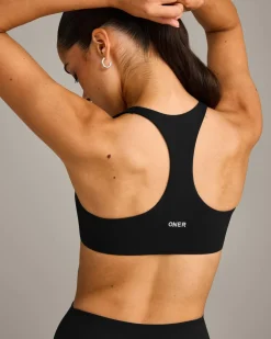 SoftMotion™ Bralette with Grey Logo