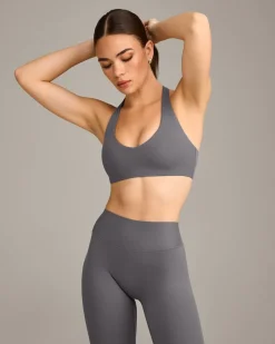 SoftMotion™ Bralette with Grey Logo