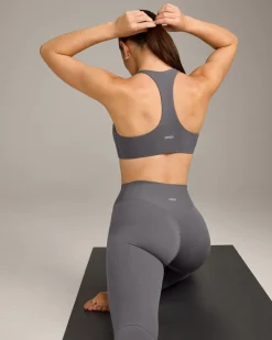 SoftMotion™ Bralette with Grey Logo