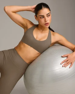 SoftMotion™ Bralette with Grey Logo