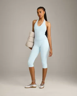 SoftMotion™ Halter Neck Vest with Built in Bra Shelf with Grey Logo