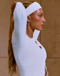SoftMotion™ Headband with Grey Logo