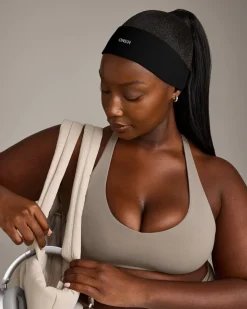 SoftMotion™ Headband with Grey Logo