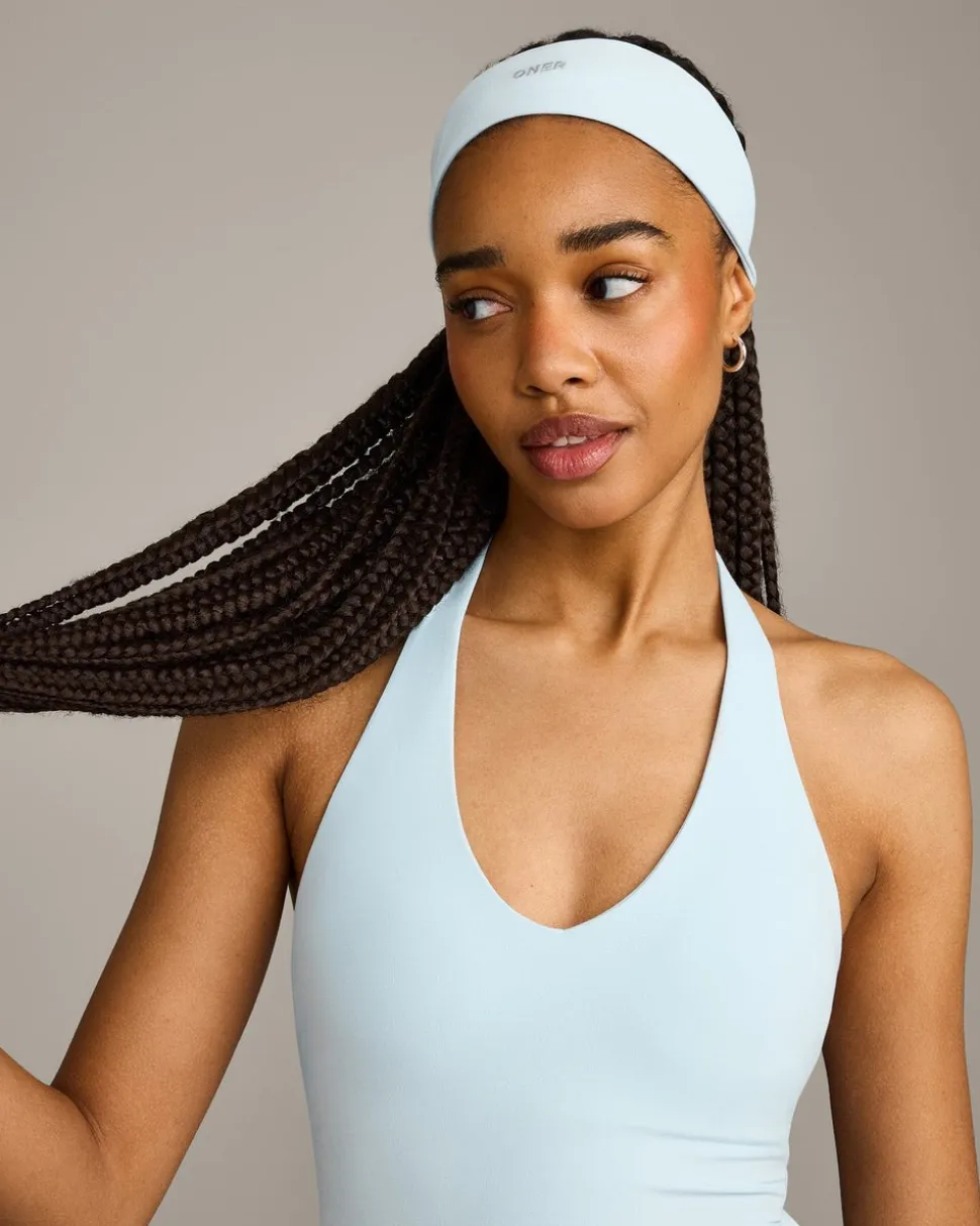 SoftMotion™ Headband with Grey Logo