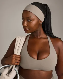SoftMotion™ Headband with Grey Logo