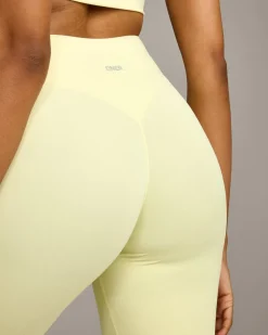 SoftMotion™ High Waisted Capri Leggings with Grey Logo