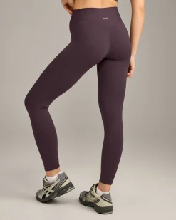 SoftMotion™ High Waisted Leggings with Grey Logo