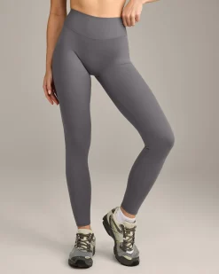 SoftMotion™ High Waisted Leggings with Grey Logo