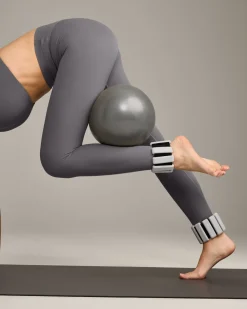 SoftMotion™ High Waisted Leggings with Grey Logo