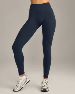 SoftMotion™ High Waisted Leggings with Grey Logo
