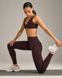 SoftMotion™ High Waisted Leggings with Grey Logo
