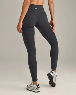 SoftMotion™ High Waisted Leggings with Grey Logo