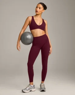 SoftMotion™ High Waisted Leggings with Grey Logo