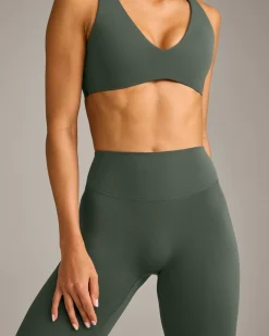 SoftMotion™ High Waisted Leggings with Grey Logo