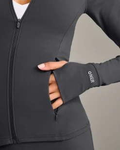 SoftMotion™ Jacket with Grey Logo