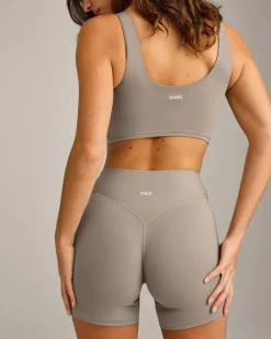 SoftMotion™ Longline Sports Bra with White Logo