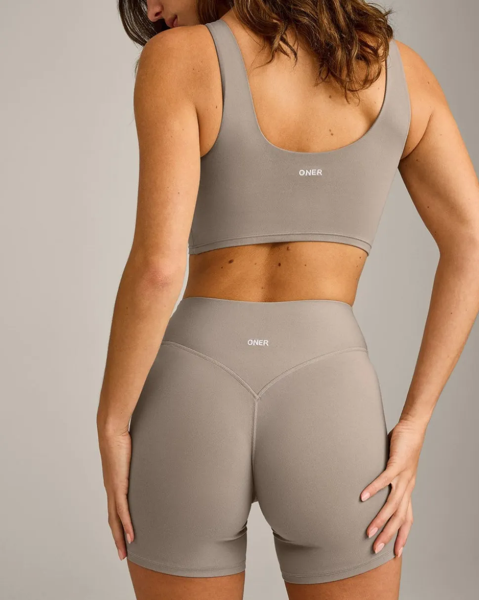 SoftMotion™ Longline Sports Bra with White Logo
