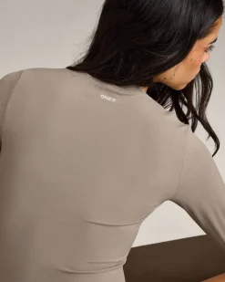 SoftMotion™ Long Sleeve Top with White Logo