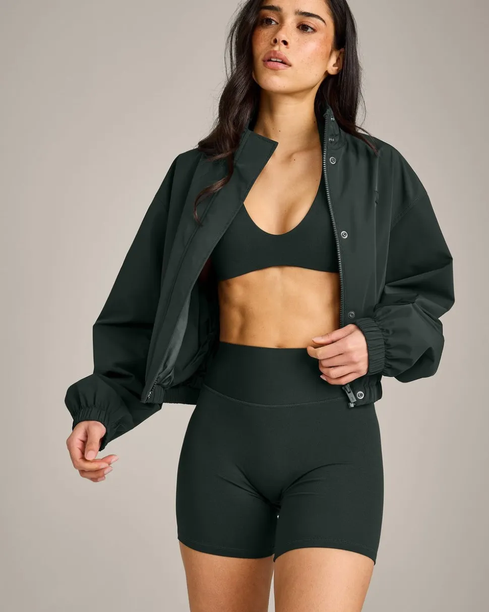 SoftMotion™ Minimal Halter Neck Bralette with Grey Logo