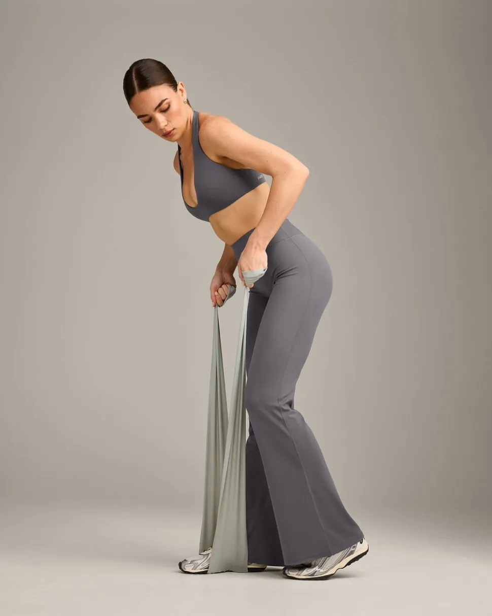 SoftMotion™ Minimal Halter Neck Bralette with Grey Logo