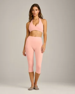 SoftMotion™ Minimal Halter Neck Bralette with Grey Logo