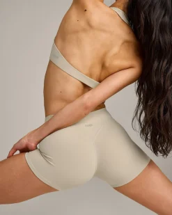 SoftMotion™ Minimal Halter Neck Bralette with Grey Logo