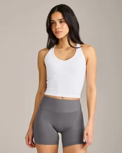 SoftMotion™ Racer Back Mid Vest With Built in Bra Shelf